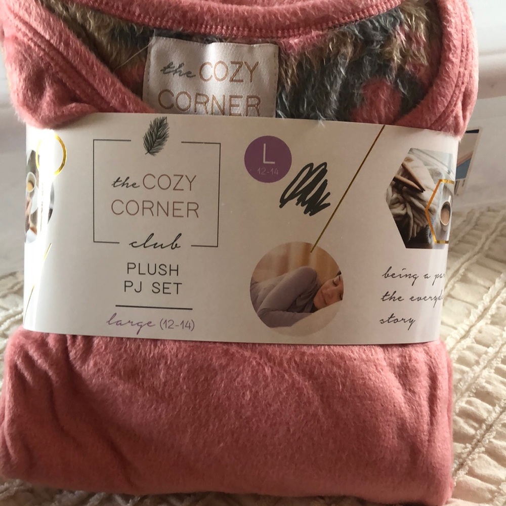 Pink Plush PJ Set